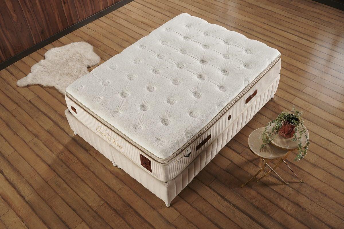 Comfort Zone Pedli Çift Yönlü Kuş Tüyü Sünger (Yumuşak ve Sert Sünger) Yatak