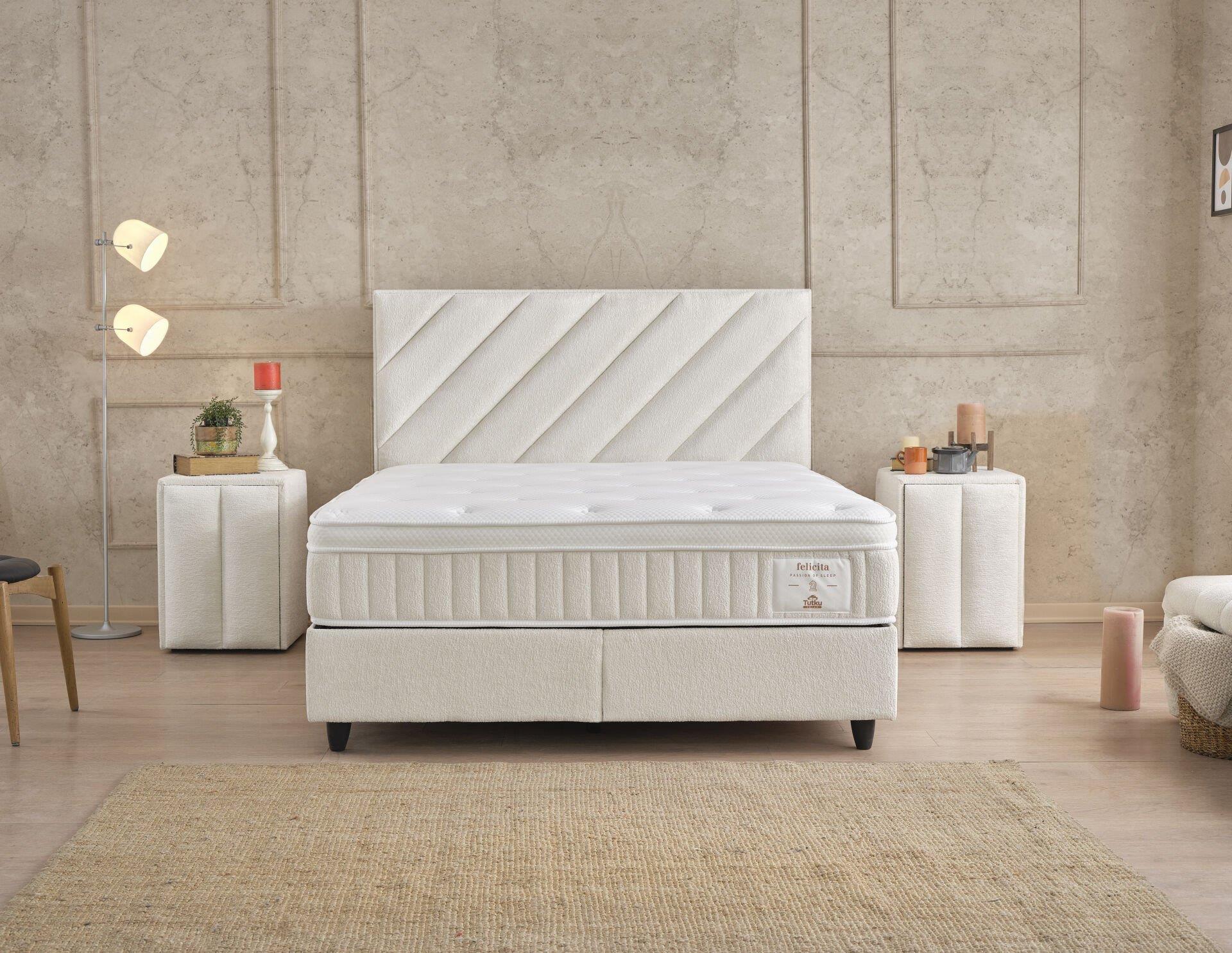 FELICITA Akıllı Torba Yay HDS Kuş Tüyü Sünger Dört Mevsim Yatak Seti