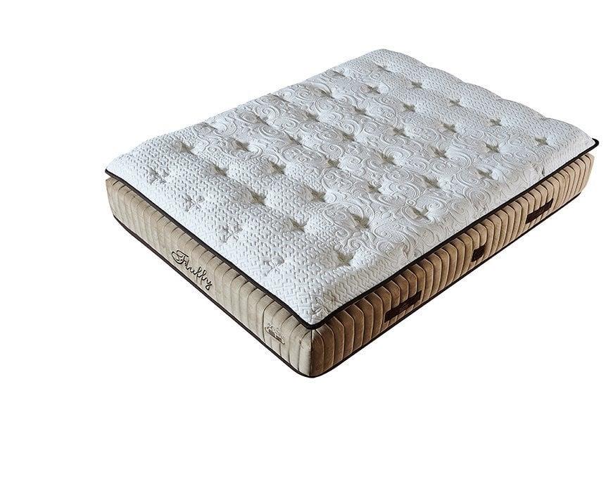 Fluffy Pedli Torba ve Mini Paket Yaylı Omurga Destekli Yatak Seti