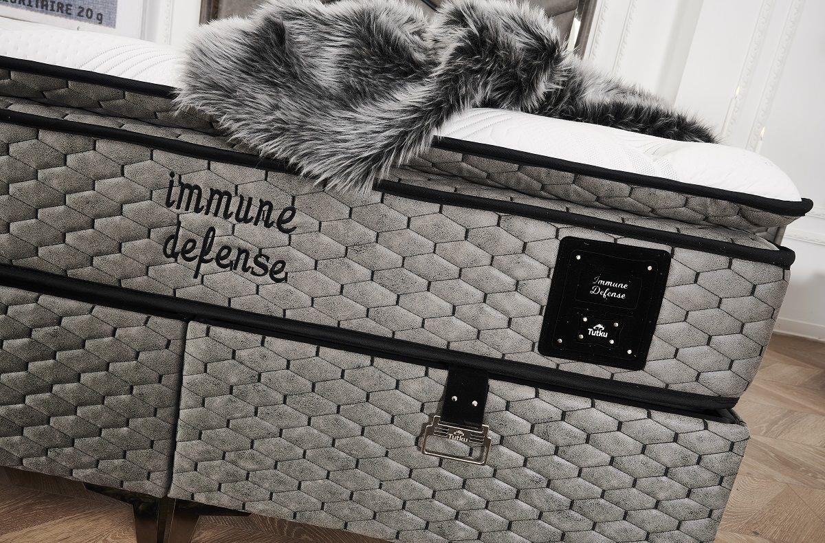 İmmune Defence Pedli 4 Mevsim Kuş Tüyü Sünger Torba Yaylı Yatak