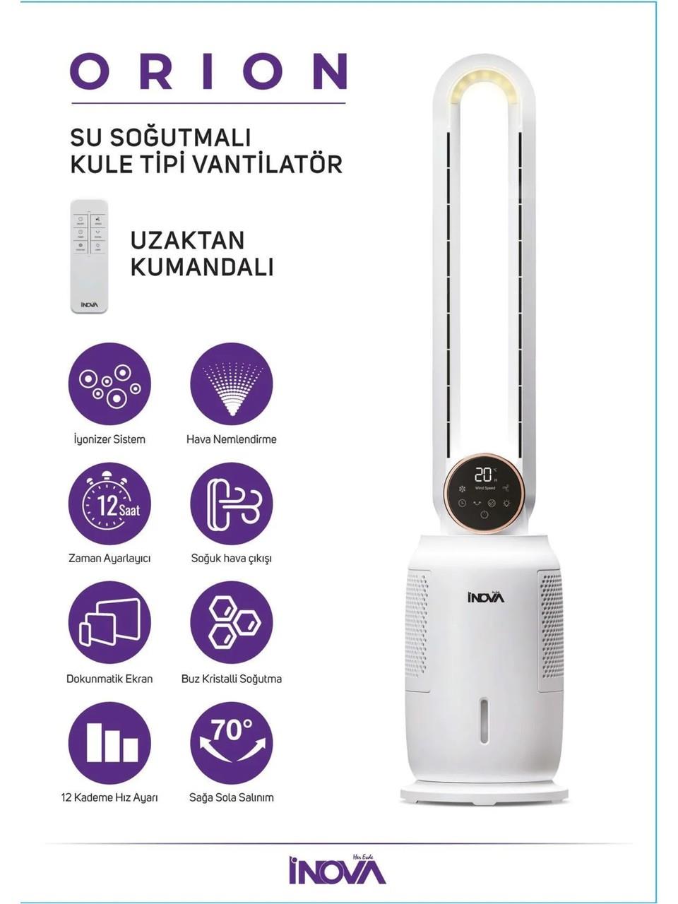 Inova Orion Su Buz Soğutmalı Kule Vantilatör