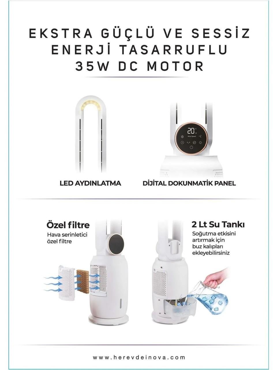 Inova Orion Su Buz Soğutmalı Kule Vantilatör