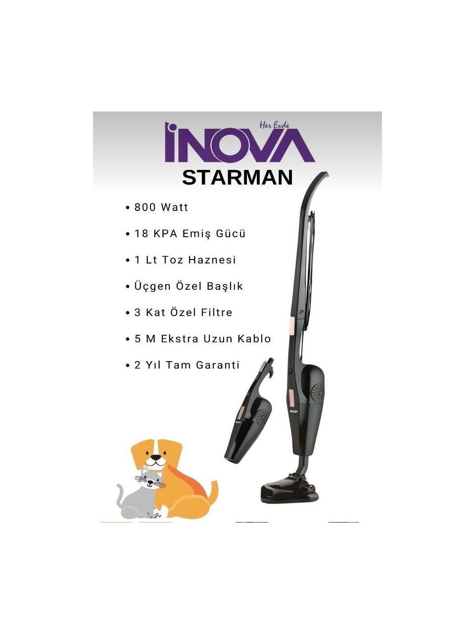 İnova Starman Dikey Elektrikli Süpürge