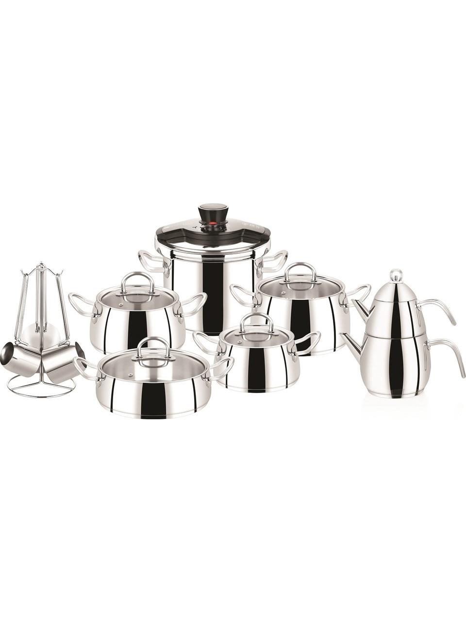 Karaca Yeni Zeyna 17 Parça Çelik Çeyiz Seti