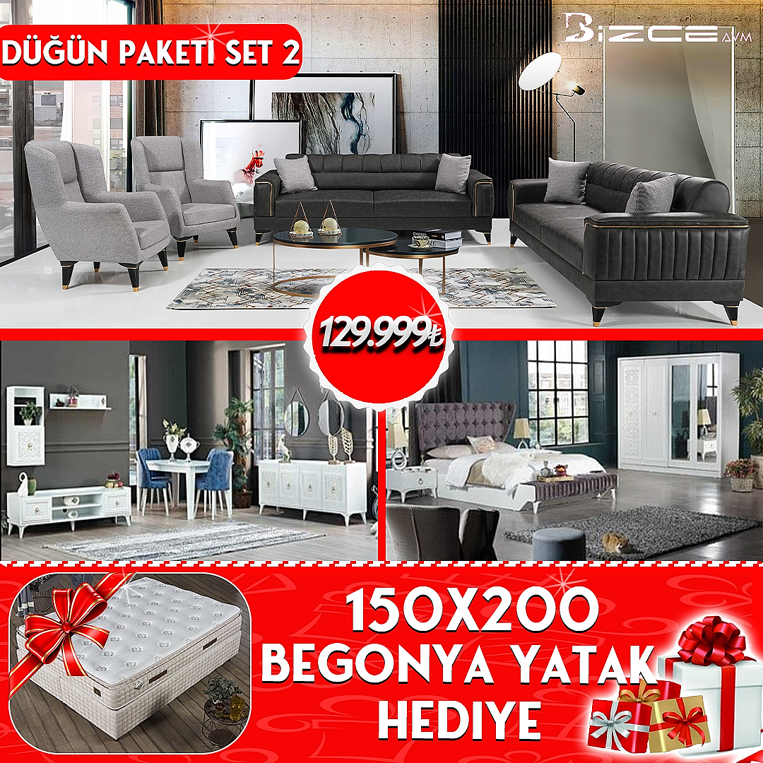 Mobilya Düğün Paketi #2