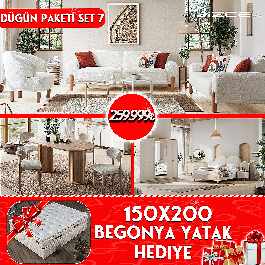 Mobilya Düğün Paketi #6