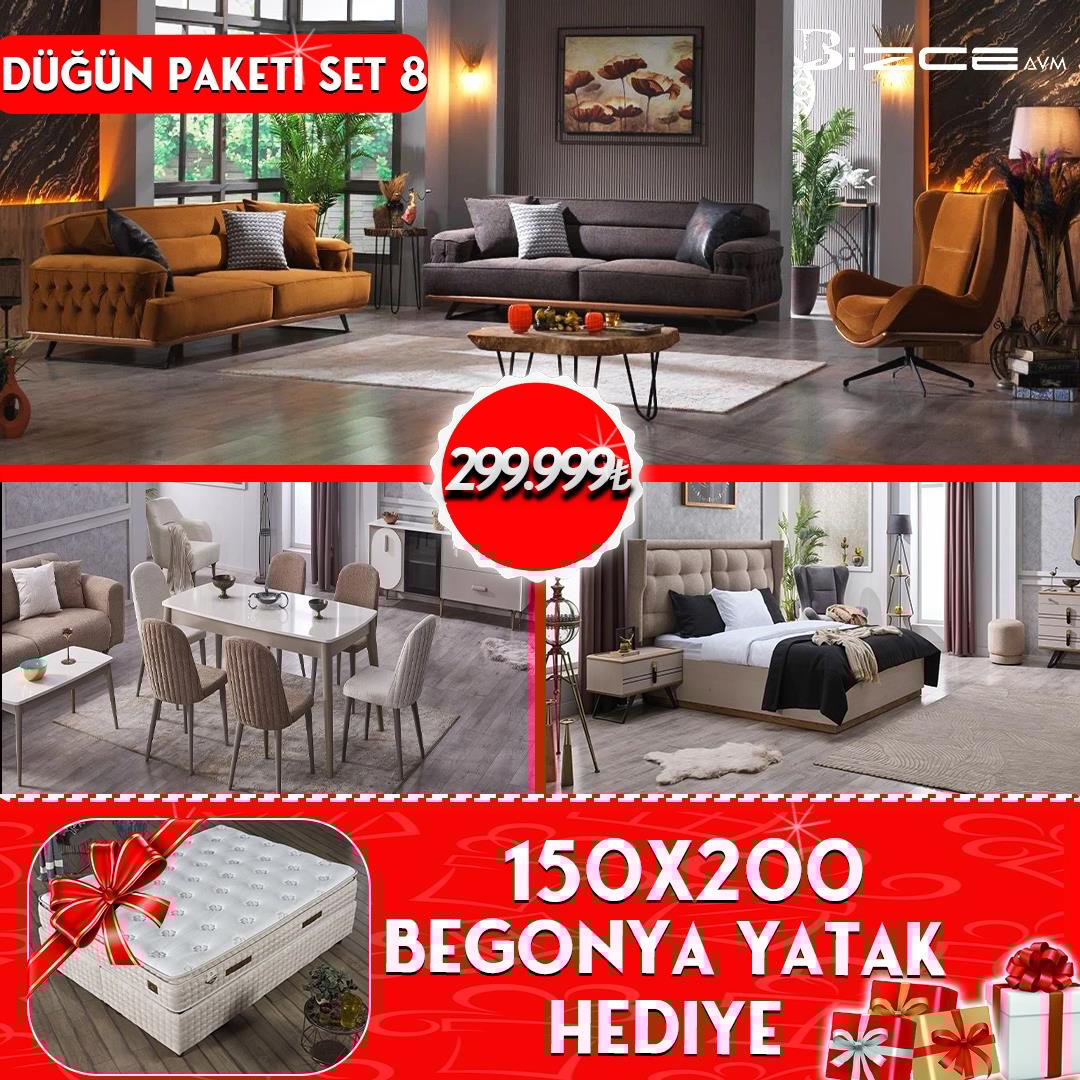 Mobilya Düğün Paketi #8