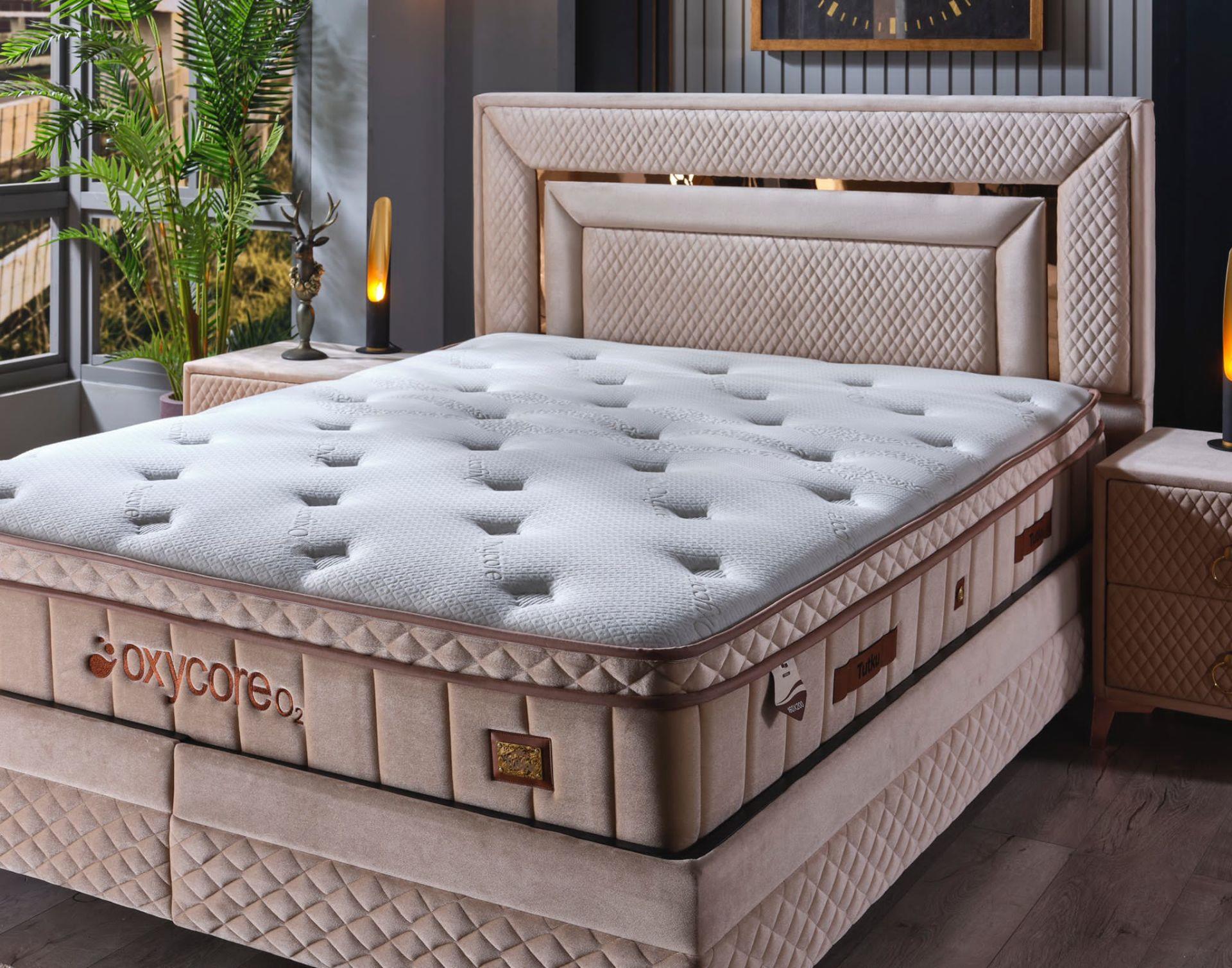 Oxycore Torba Yaylı Oksijenli Hijyenik Kuş Tüyü Sünger Ergonomik Yatak Seti