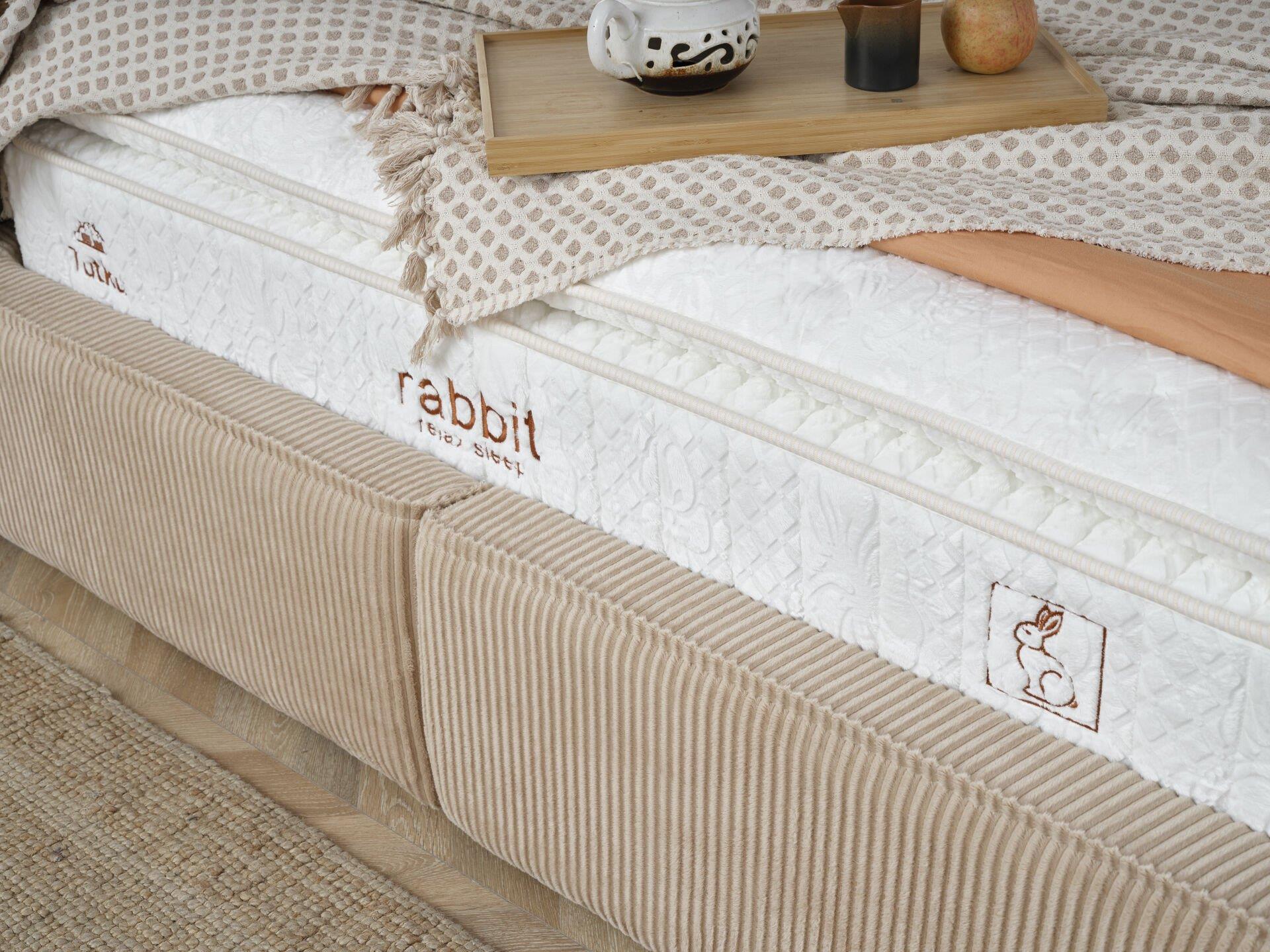 RABBİT Touch Lüks Yatak Baza Başlık Seti – Pocket Yaylı Konfor Serisi