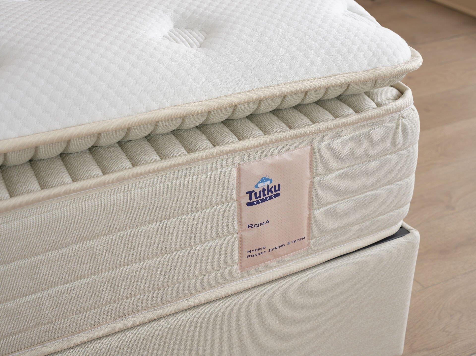 ROMA Up-Down Akıllı Paket Yaylı Yatak - Biyomekanik Uyumlu, 33cm Yüksek Lüks Ortopedik Yatak