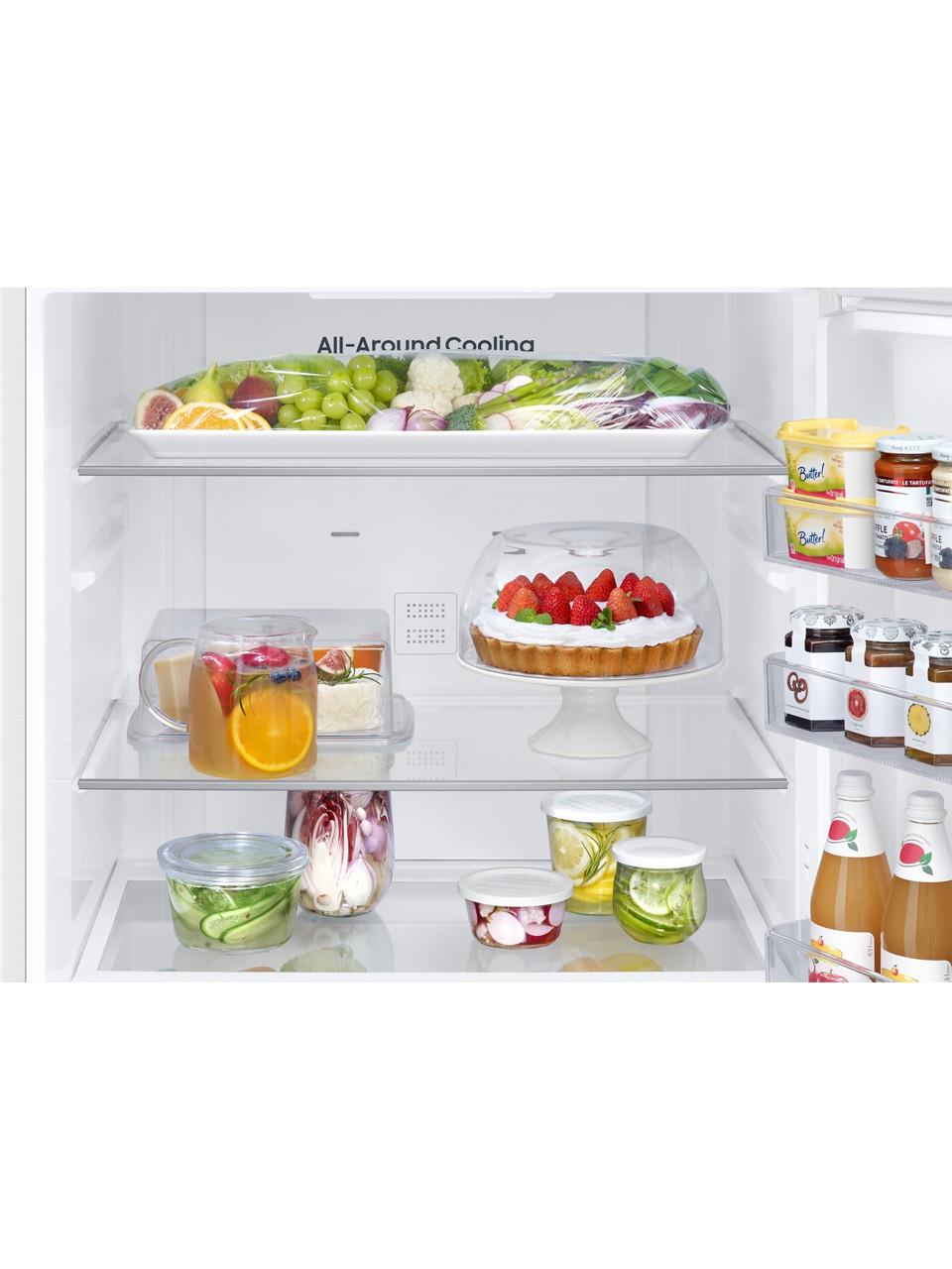 Samsung RB45DG600EWW 458 Lt Alttan Donduruculu No-Frost Buzdolabı, Wi-Fi