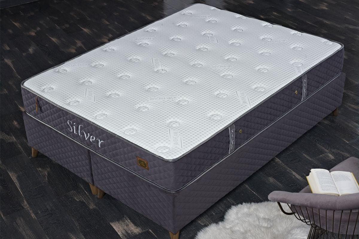 Silver 4 Mevsim Ergonomik DSC Yaylı Yatak Seti