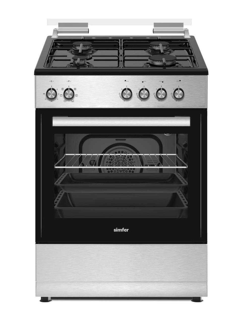 Simfer 1260 Inox Black 4g Multi Turbo Fırın