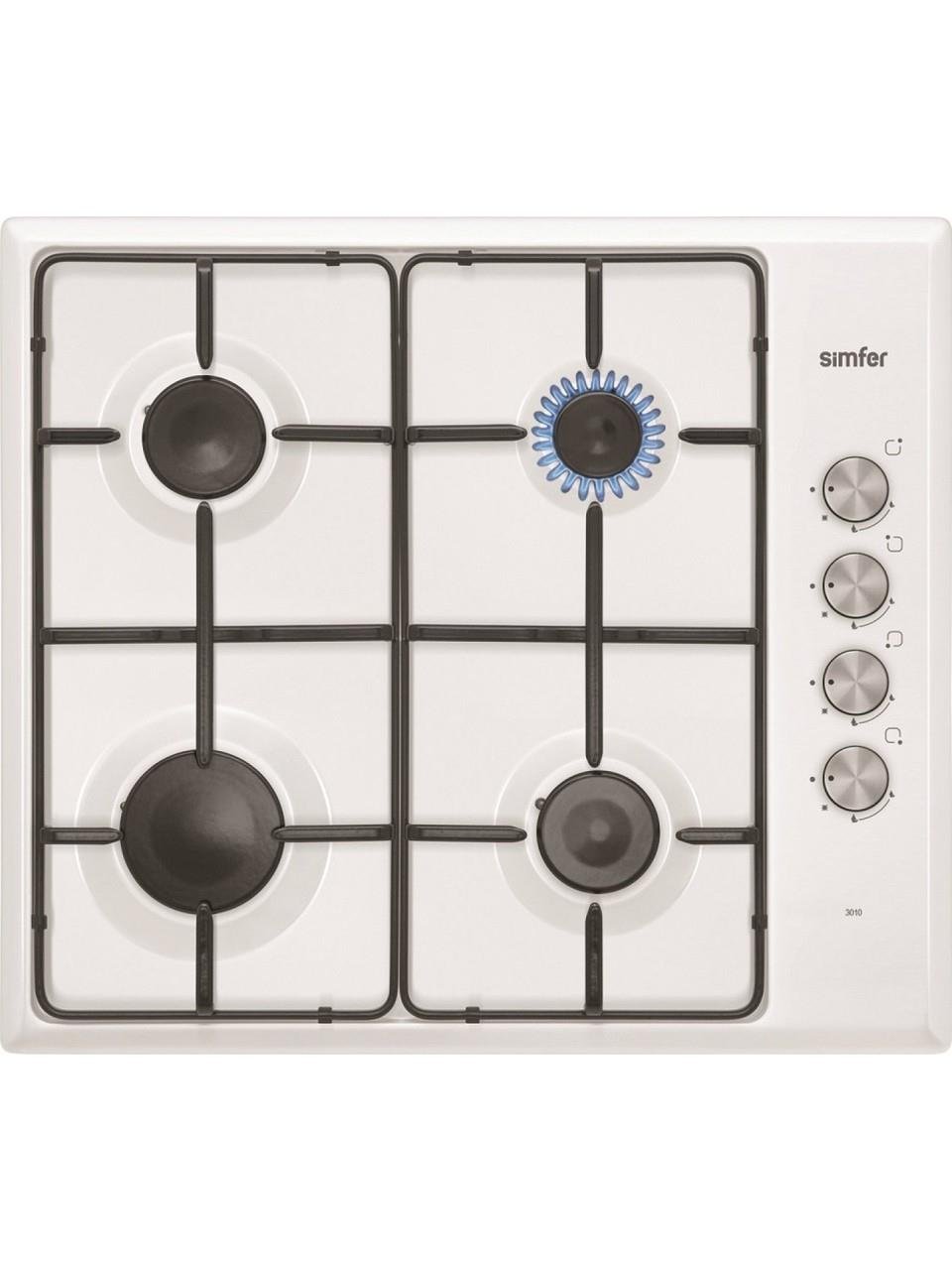 Simfer 3010 NG Bizote 4 Gözü Gazlı Set Üstü Ocak Doğalgazlı 