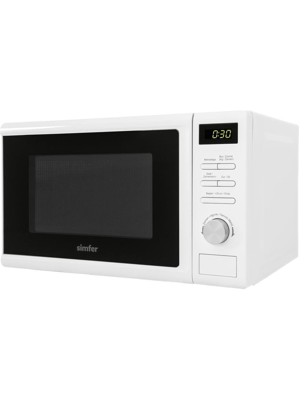 Simfer 4602 Beyaz 20 Litre Mikrodalga Dijital Fırın