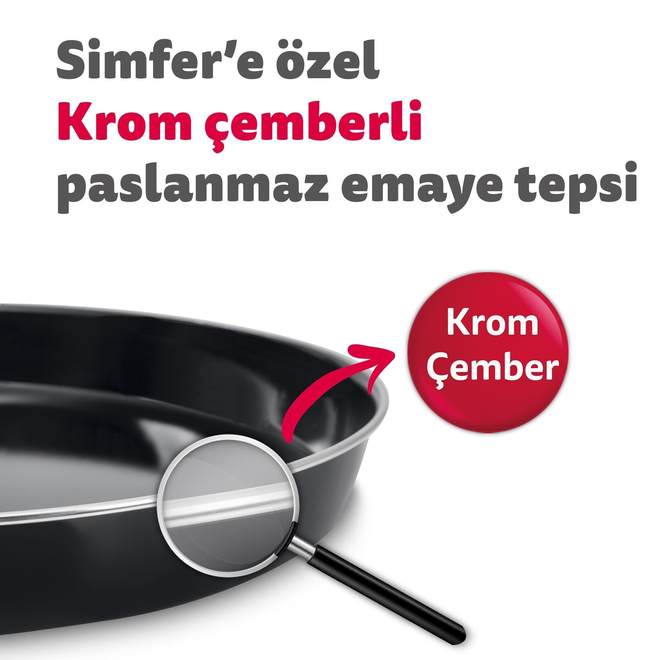 Simfer 7033 Inox 70 lt Turbo Midi Fırın