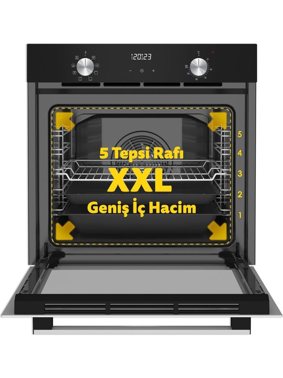 Simfer 8208 Ank. Qs 9 Fonk Siyah Cam Power Turbo Dij Saat