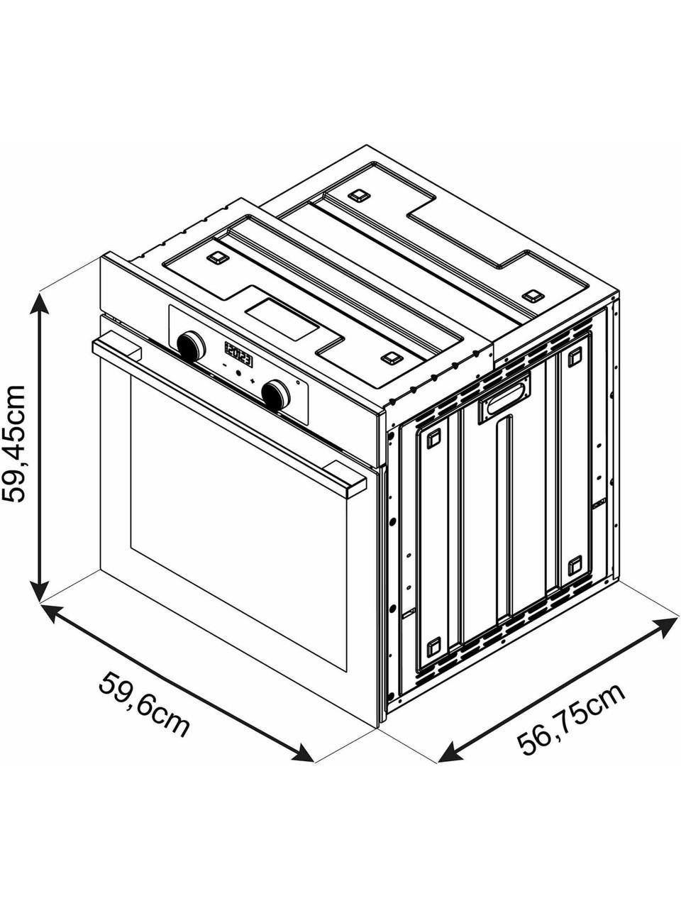 Simfer 8209 Ankastr Qs 9 Fonk Beyaz Cam Power Turbo Dij Saat
