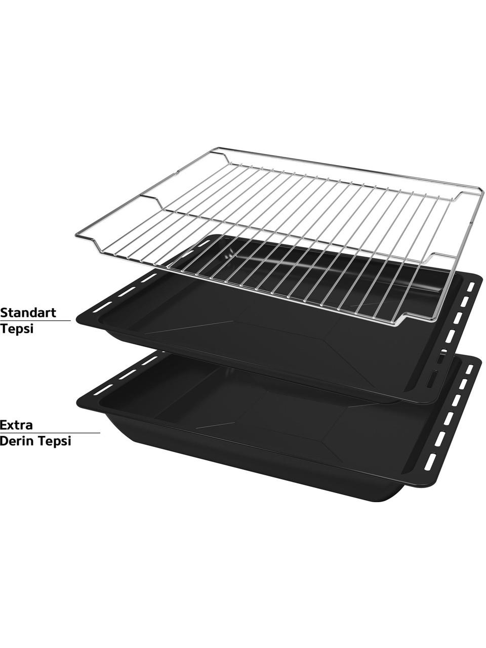 Simfer 8220 Ank. Qs Büyük Pop-Up 9 Fonk Siyah Cam Power Turbo