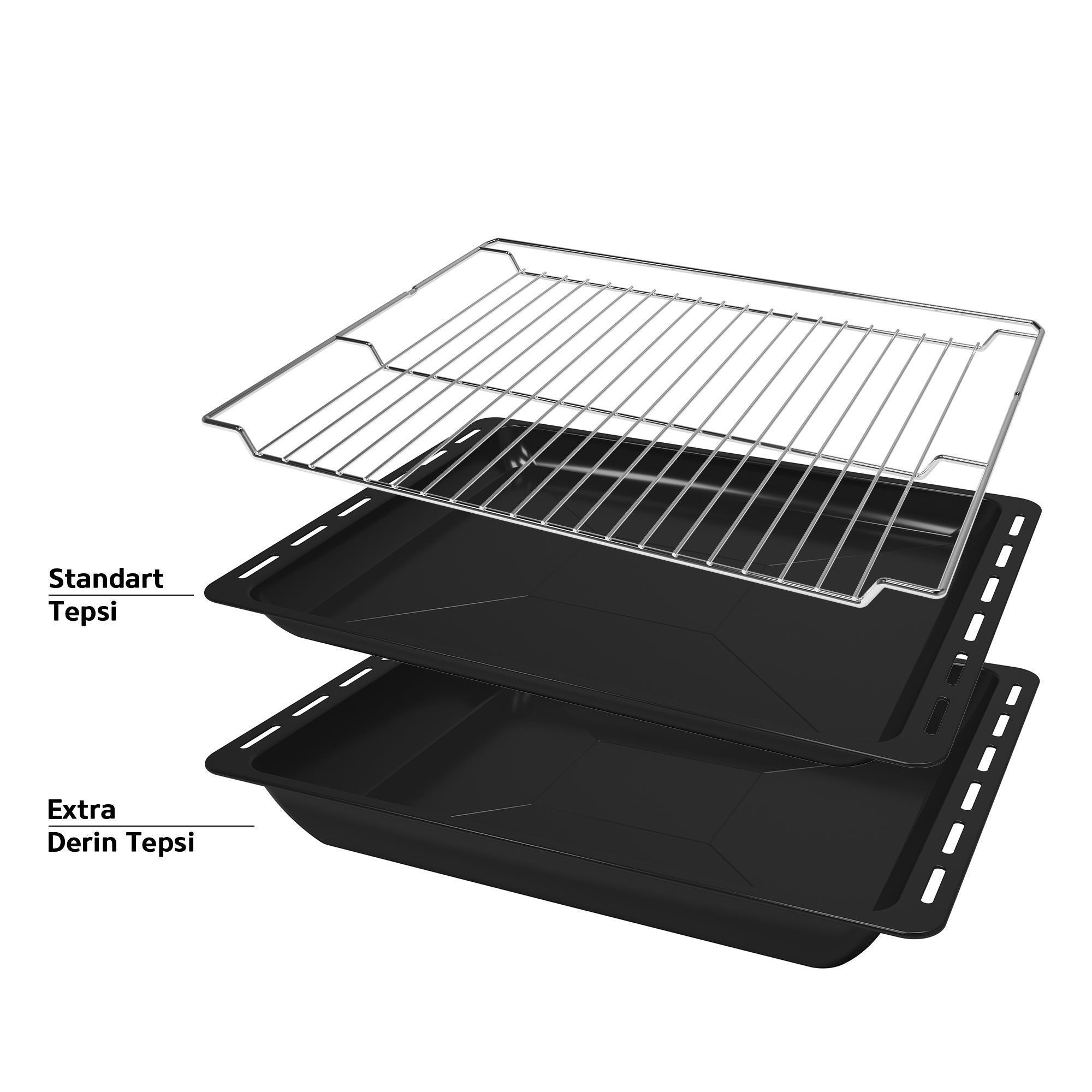 Simfer 8221 Ank. QS Büyük Pop-up 9 Fonk Beyaz Cam Power Turbo