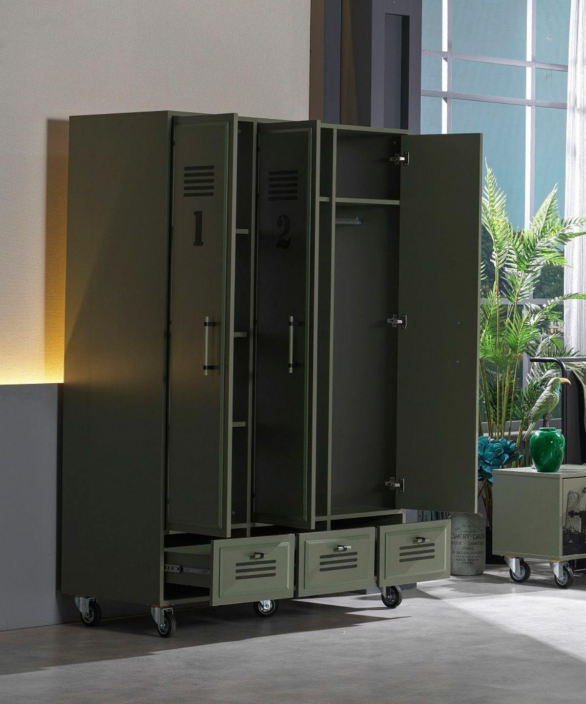 Tesla 3 Kapaklı Dolap