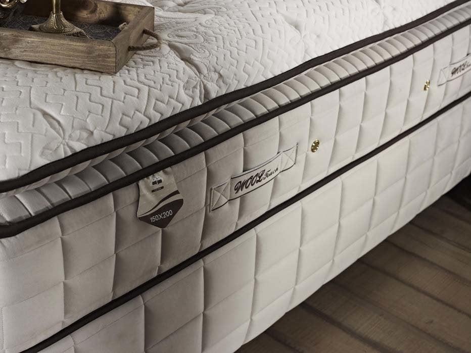 Wool Touch Pedli Koyun Yünü Torba ve Paket Yaylı Ortopedik Yatak