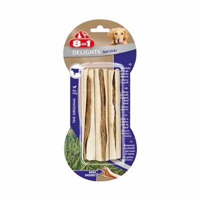 8in1 Delights Beef Sticks Biftekli Çubuk Köpek Ödül Kemiği 75Gr