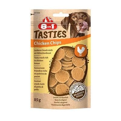 8in1 Tasties Chicken Chips Tavuklu Köpek Ödül Maması  85Gr