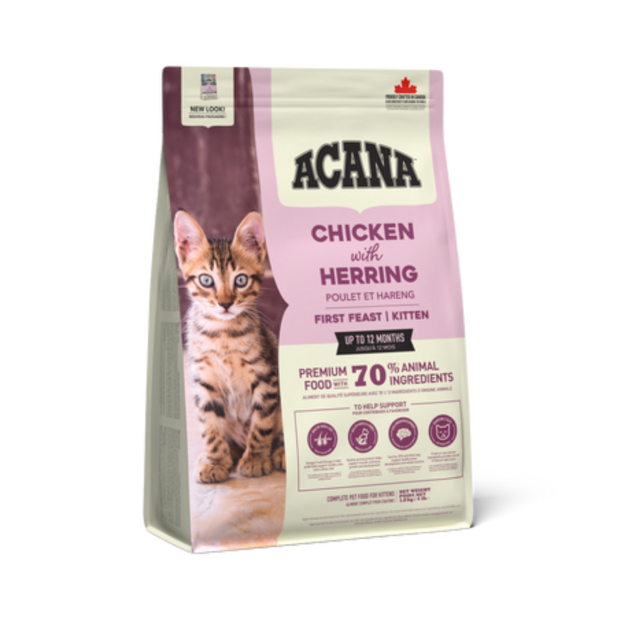 Acana FIRST FEAST Kitten Tavuklu ve Ringa Balıklı Yavru Kedi Maması 1,8Kg