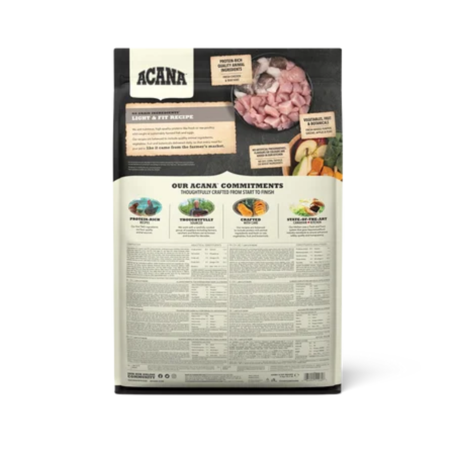Acana LIGHT & FIT Kilo Kontrolü Tahılsız Yetişkin Köpek Maması 2Kg