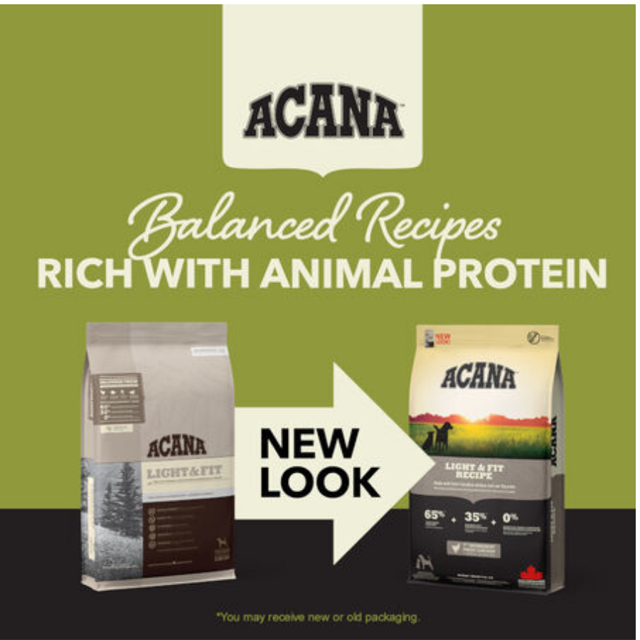 Acana LIGHT & FIT Kilo Kontrolü Tahılsız Yetişkin Köpek Maması 2Kg