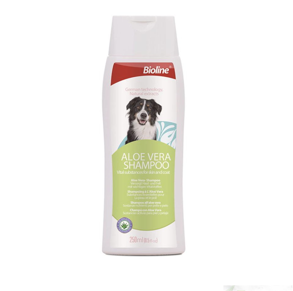 Bioline Aloe Vera Özlü Etkin Temizlik Sağlayan Köpek Şampuanı 250 Ml    