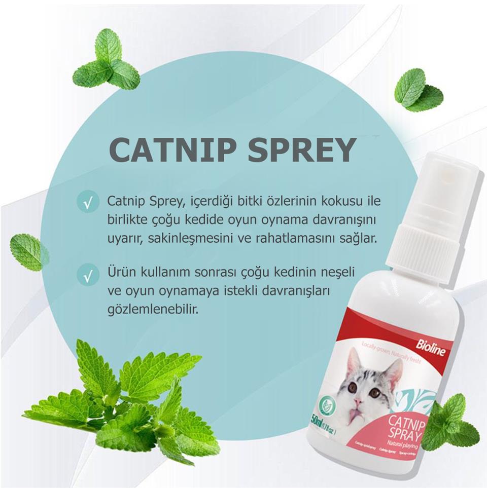 Bioline Catnip (Kedi Nanesi) Sprey 15 Ml 