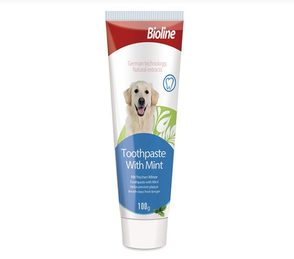 Bioline Nane Aromalı Köpek Diş Macunu 100 Gr