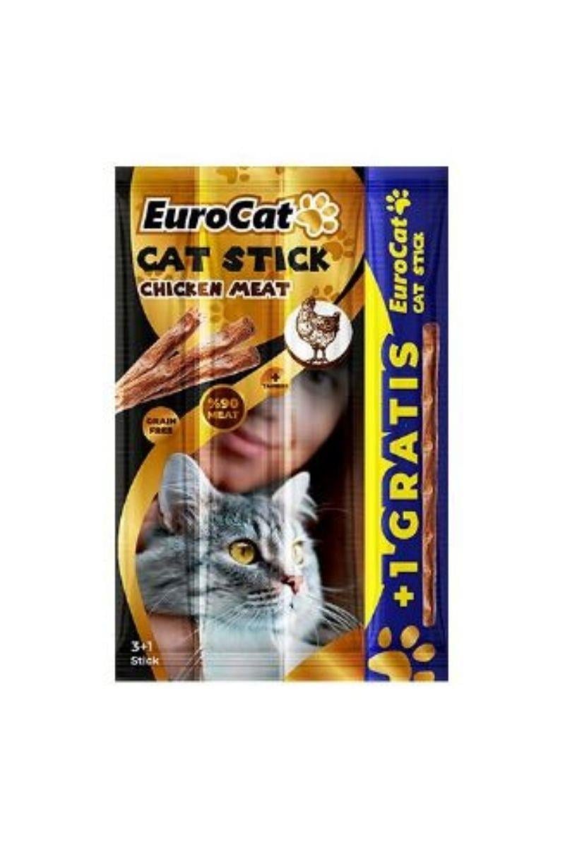 EuroGold Cat Stick Tavuklu Kedi Ödül Maması 4x5 gr