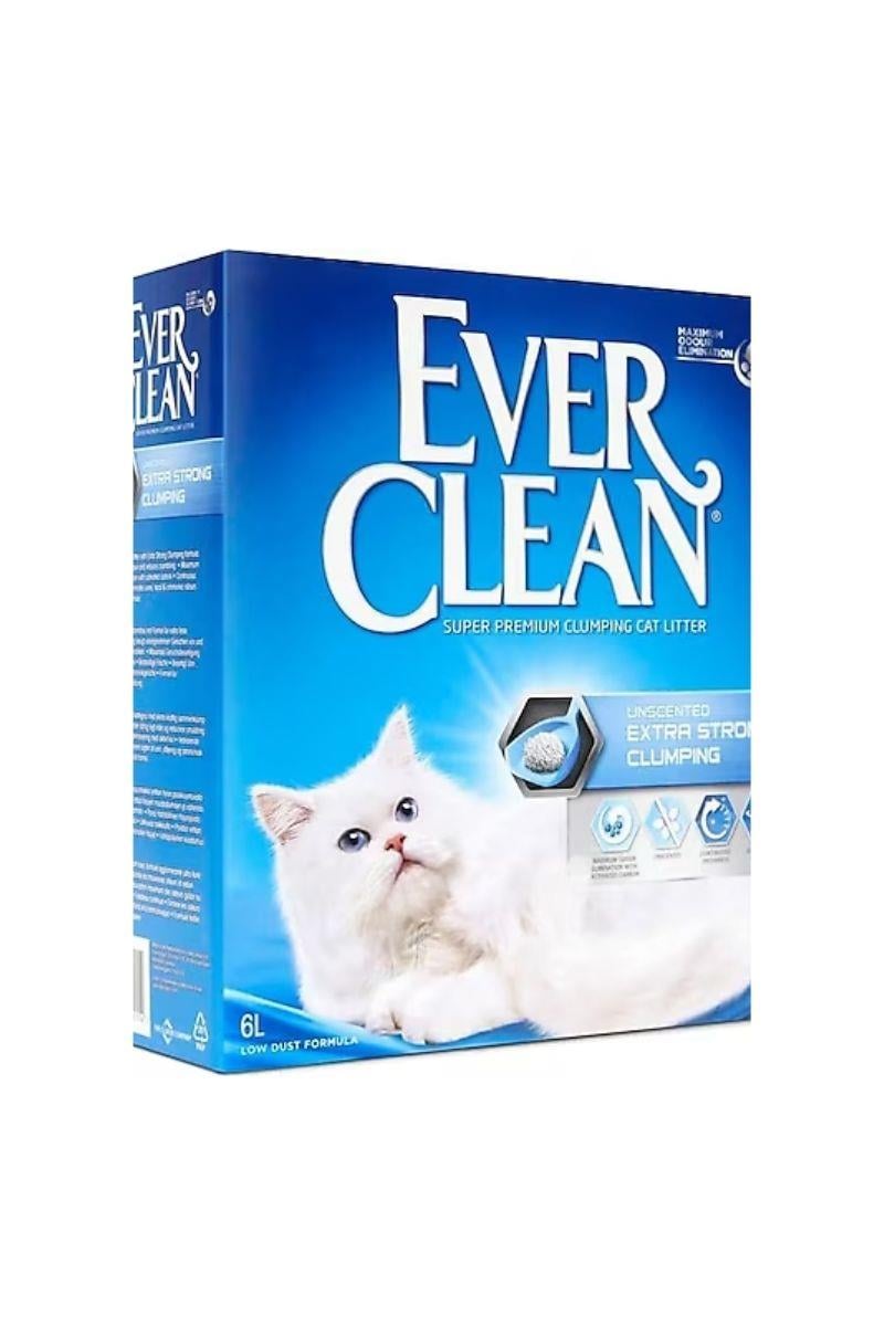 Ever Clean Extra Strength Ekstra Güçlü Kokusuz Topaklanan Kedi Kumu 6 Lt