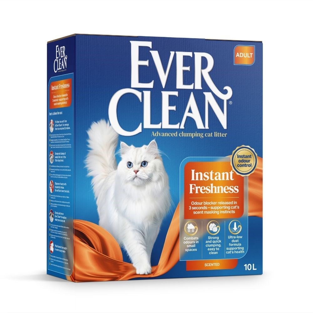 Ever Clean Fast Acting Odour Control Hızlı Koku Kontrolü Sağlayan Bitki Özlü Kedi Kumu 10Lt