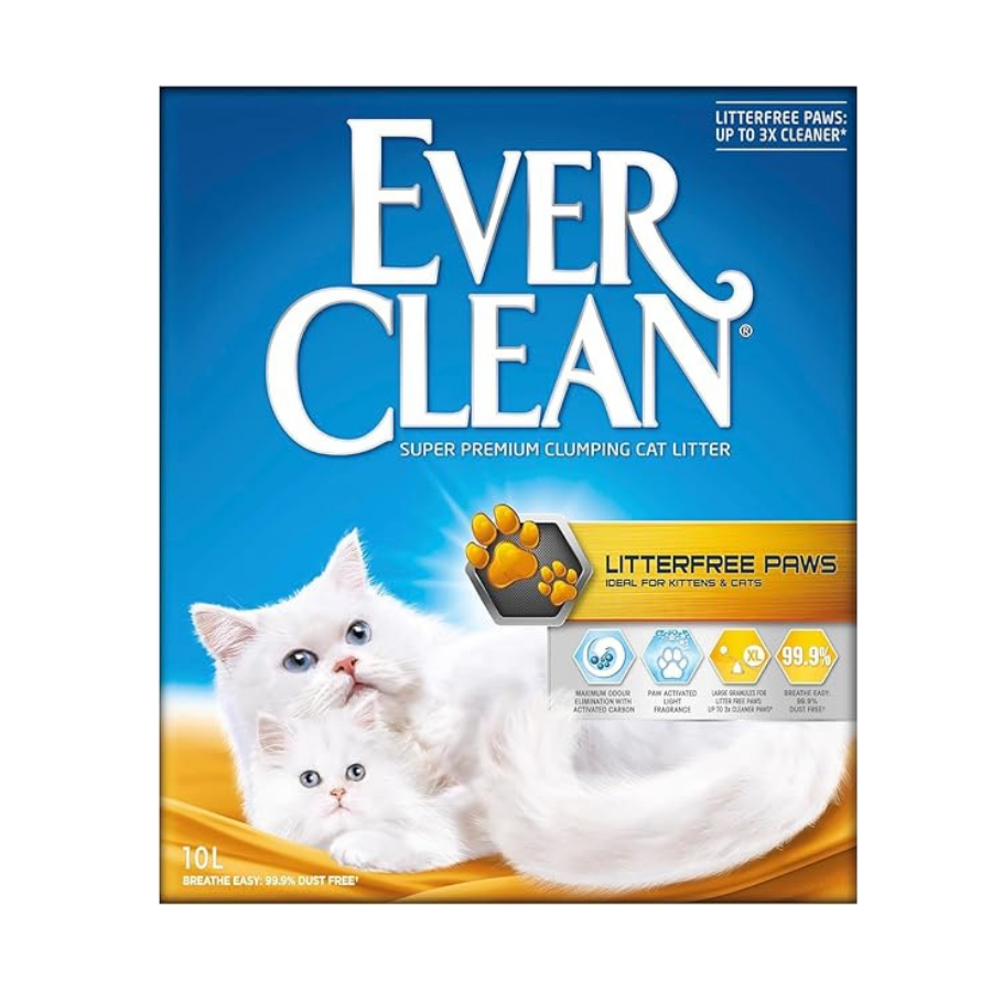 Ever Clean Litterfree Paws Patilere Yapışmayan Topaklanan Kedi Kumu 10 Lt