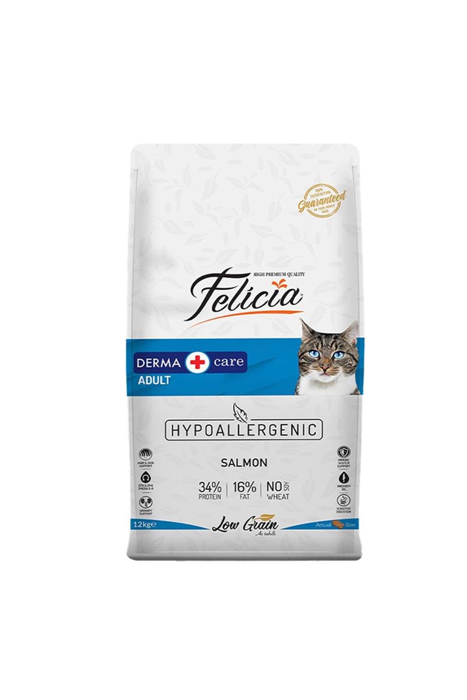 Felicia® Derma Care Somonlu Yetişkin Kedi Maması 12 Kg