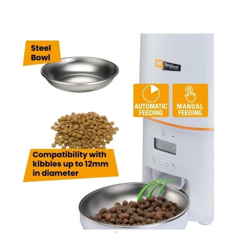 Ferplast Risto Pet Otomatik Kedi ve Köpek Mama Kabı 4Lt