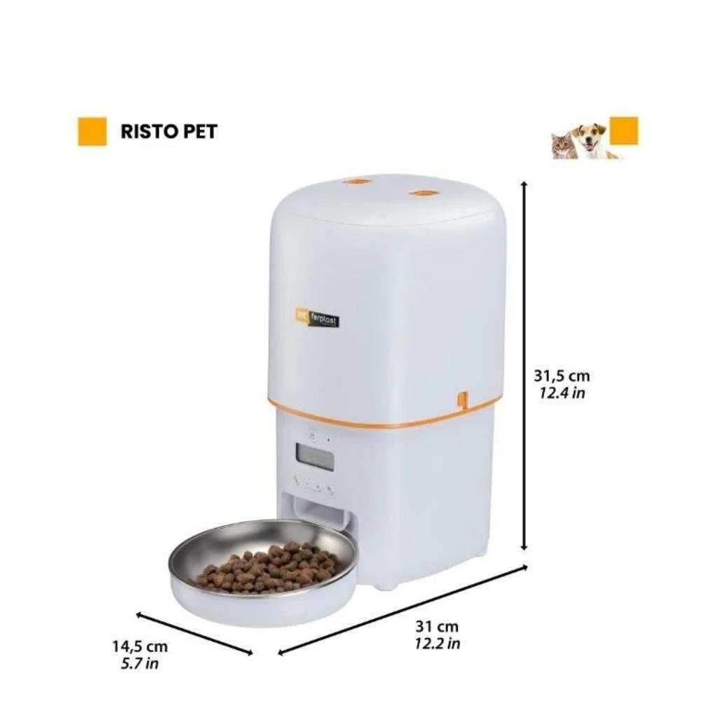Ferplast Risto Pet Otomatik Kedi ve Köpek Mama Kabı 4Lt