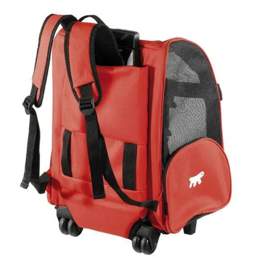 Ferplast TROLLEY Tekerlekli Çekçekli Sırt Taşıma Çantası - MixColor