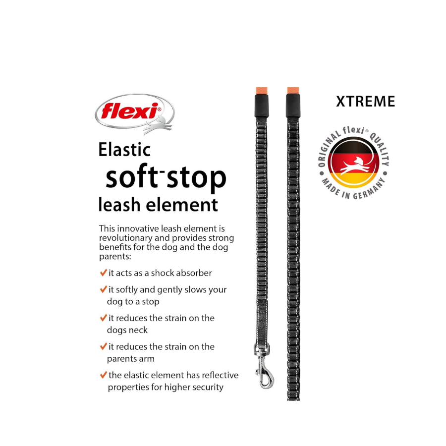Flexi Extreme Otomatik Şeritli Köpek Gezdirme Kayışı 5Mt (M) Turuncu