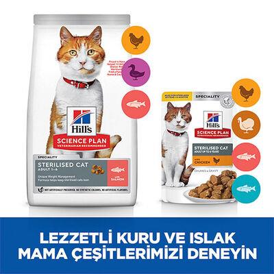Hill's SCIENCE PLAN Somonlu Kısırlaştırılmış Yetişkin Kedi Maması 13+2 Kg