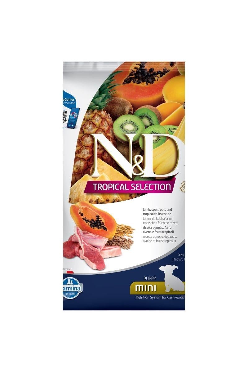 N&D Tropikal Selection Kuzulu Küçük Irk Yavru Köpek Maması 5 Kg