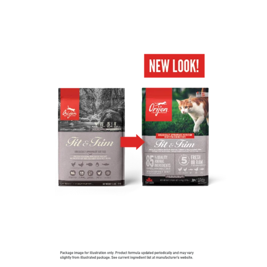 Orijen FIT & TRIM Kilo Kontrolü Tahılsız Yetişkin Kedi Maması 5,4Kg