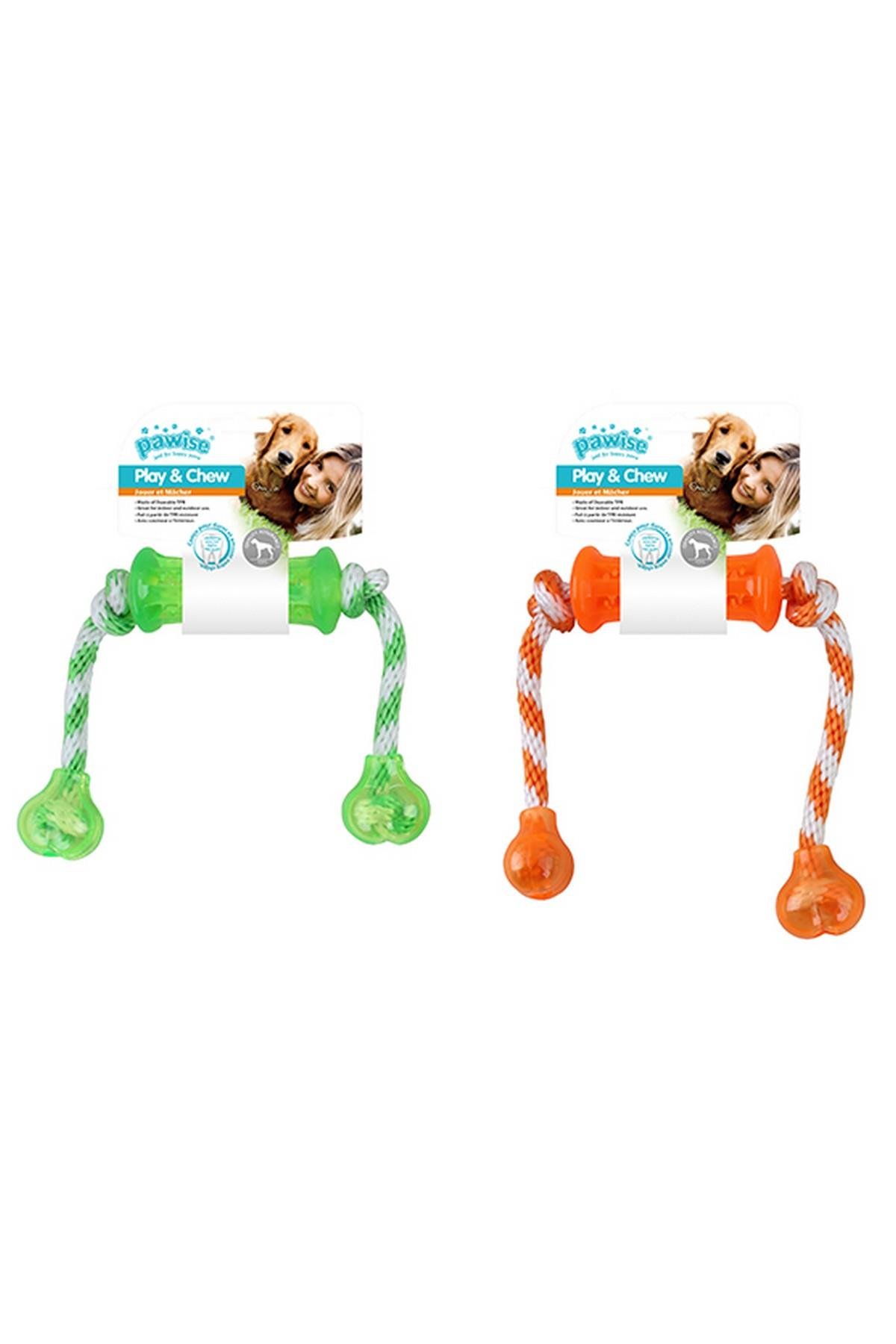 Pawise Halter Diş İpi Köpek Oyuncağı 40 cm Yeşil