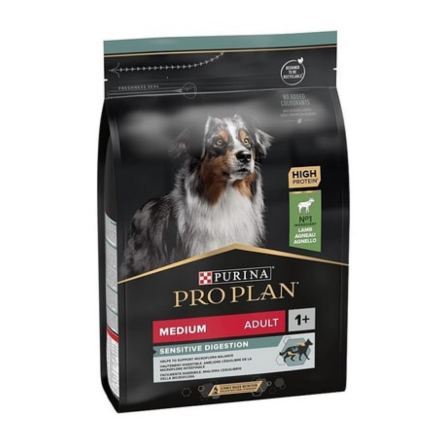 Pro Plan Medium Adult Sensitive Digestion Kuzulu Orta Irk Yetişkin Köpek Maması 3Kg