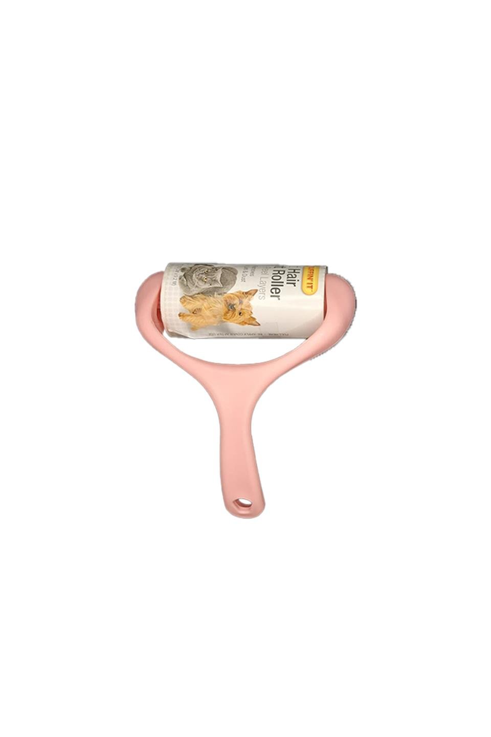 Ruffinit Pet Hair Lint Roller Geniş Yüzeyli Tüy Toplama Rulosu Pembe 60 Yaprak 
