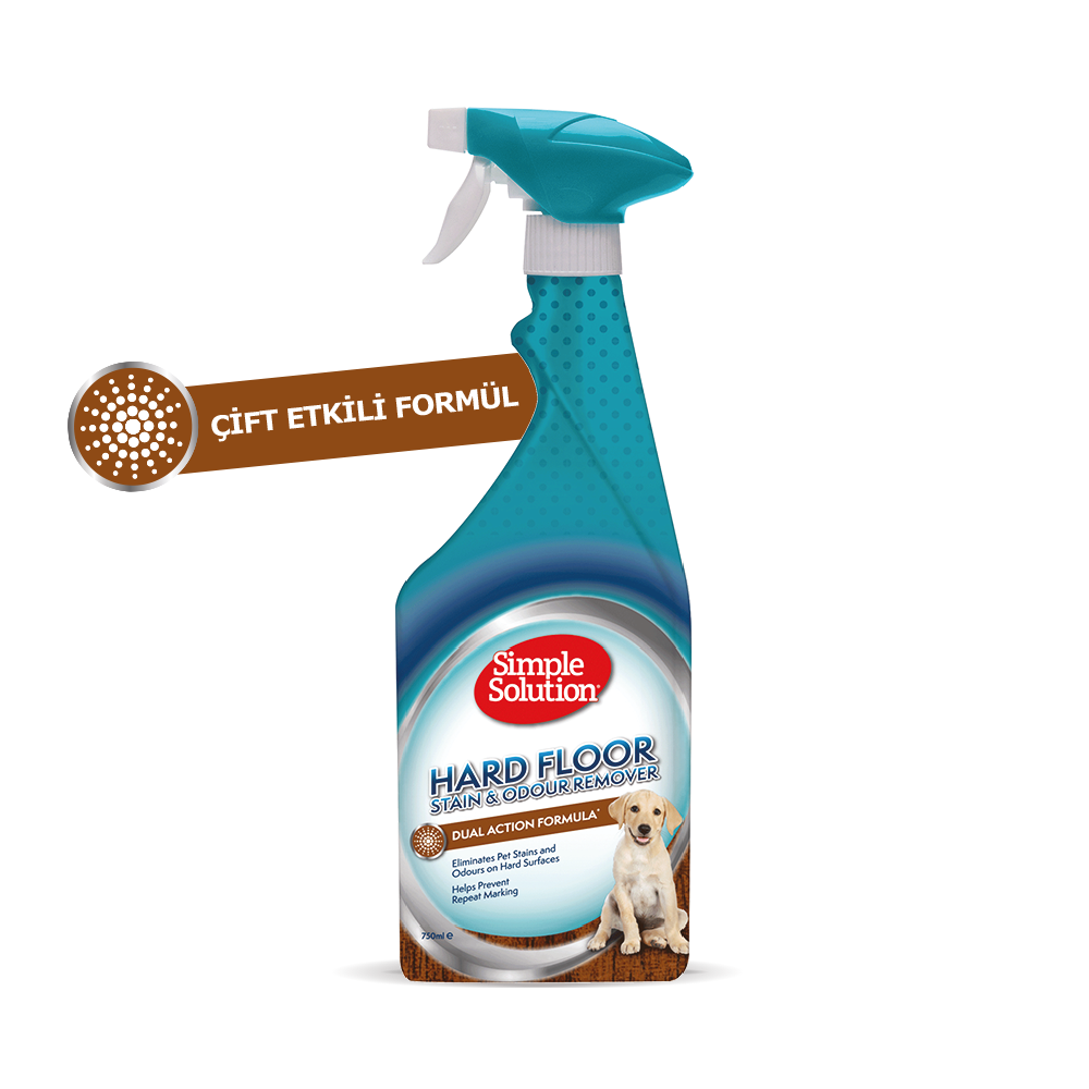 Simple Solution Hard Floor Sert Yüzeyler için Leke ve Koku Giderici Sprey 750ml